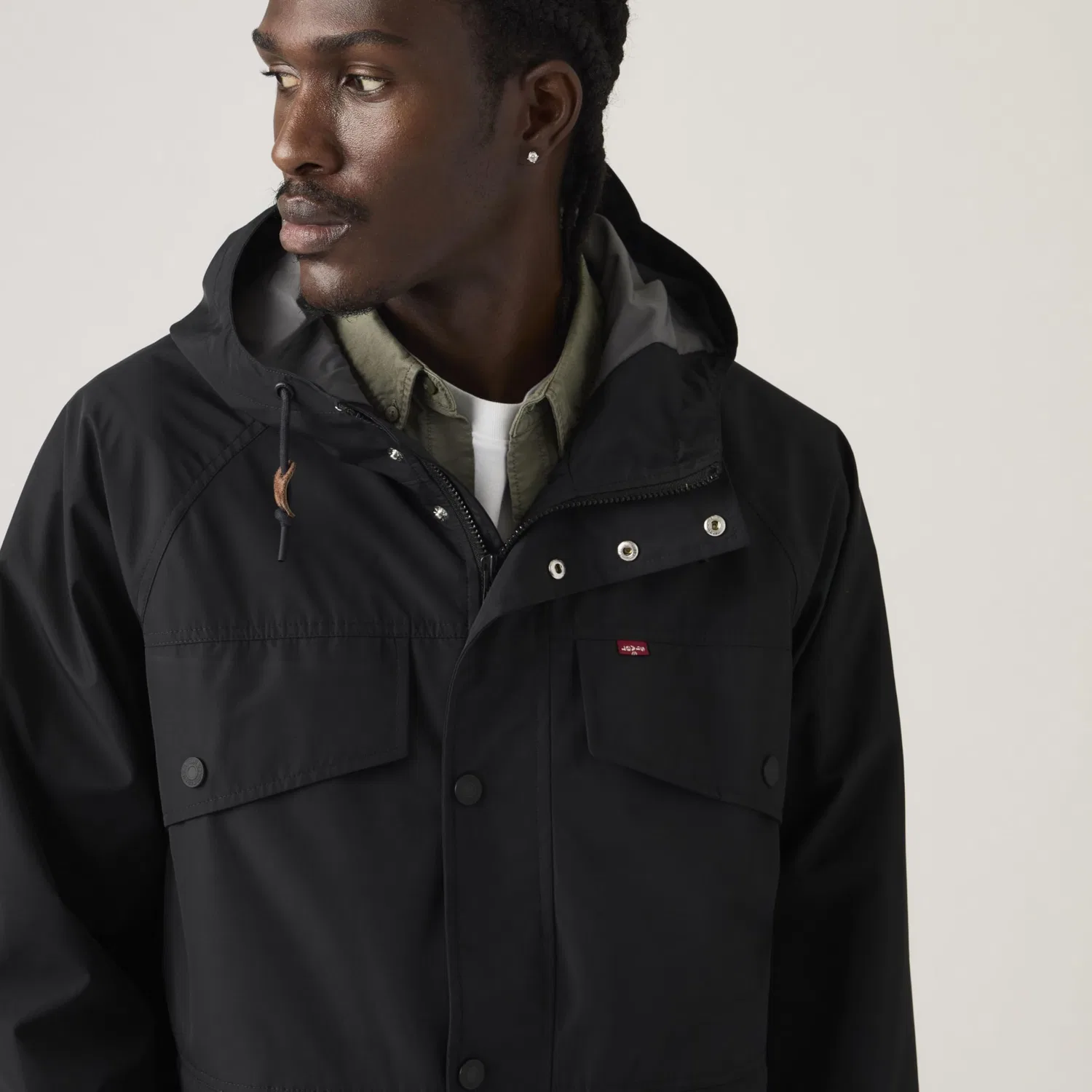 Мужская куртка Marina Utility Parka Levi's, Black — фото 4