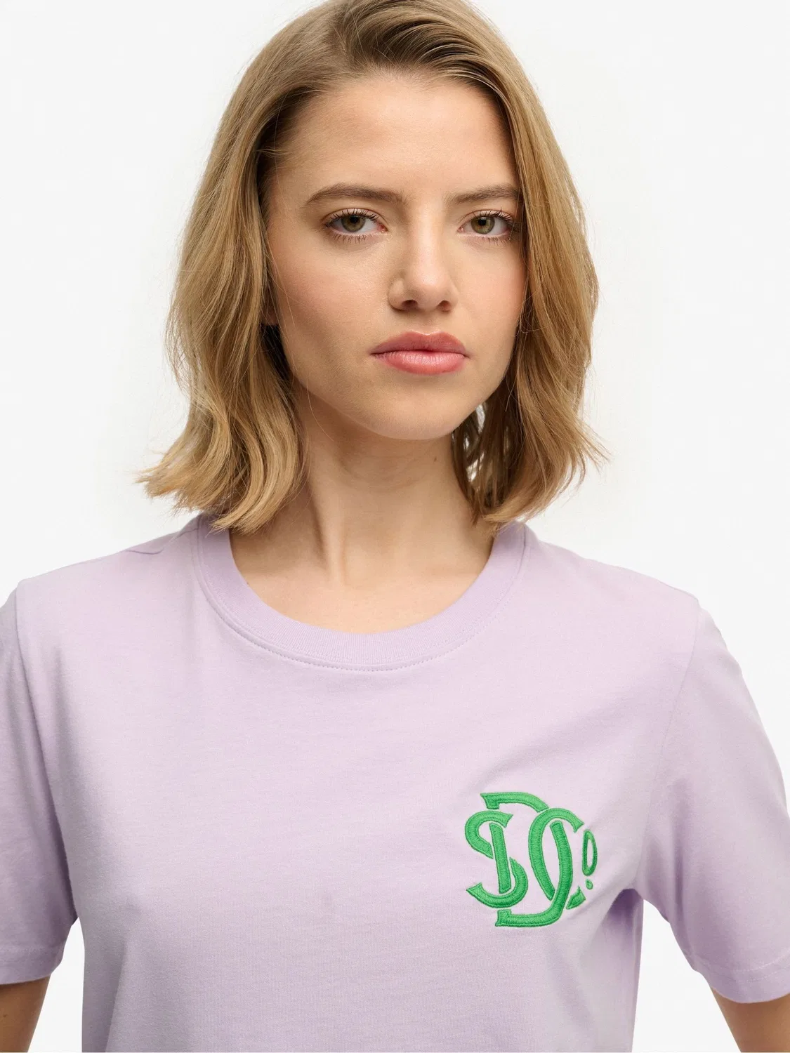 Футболка свободного кроя Superdry SD&Co с вышитым логотипом, сиреневый — фото 4