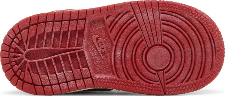 Кроссовки Air Jordan 1 Retro High OG TD Chicago Lost & Found, красный — фото 4