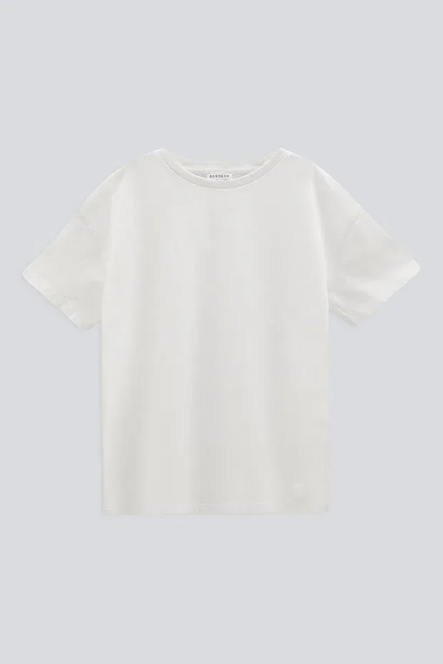 Детская футболка хлопковая Babokah, White