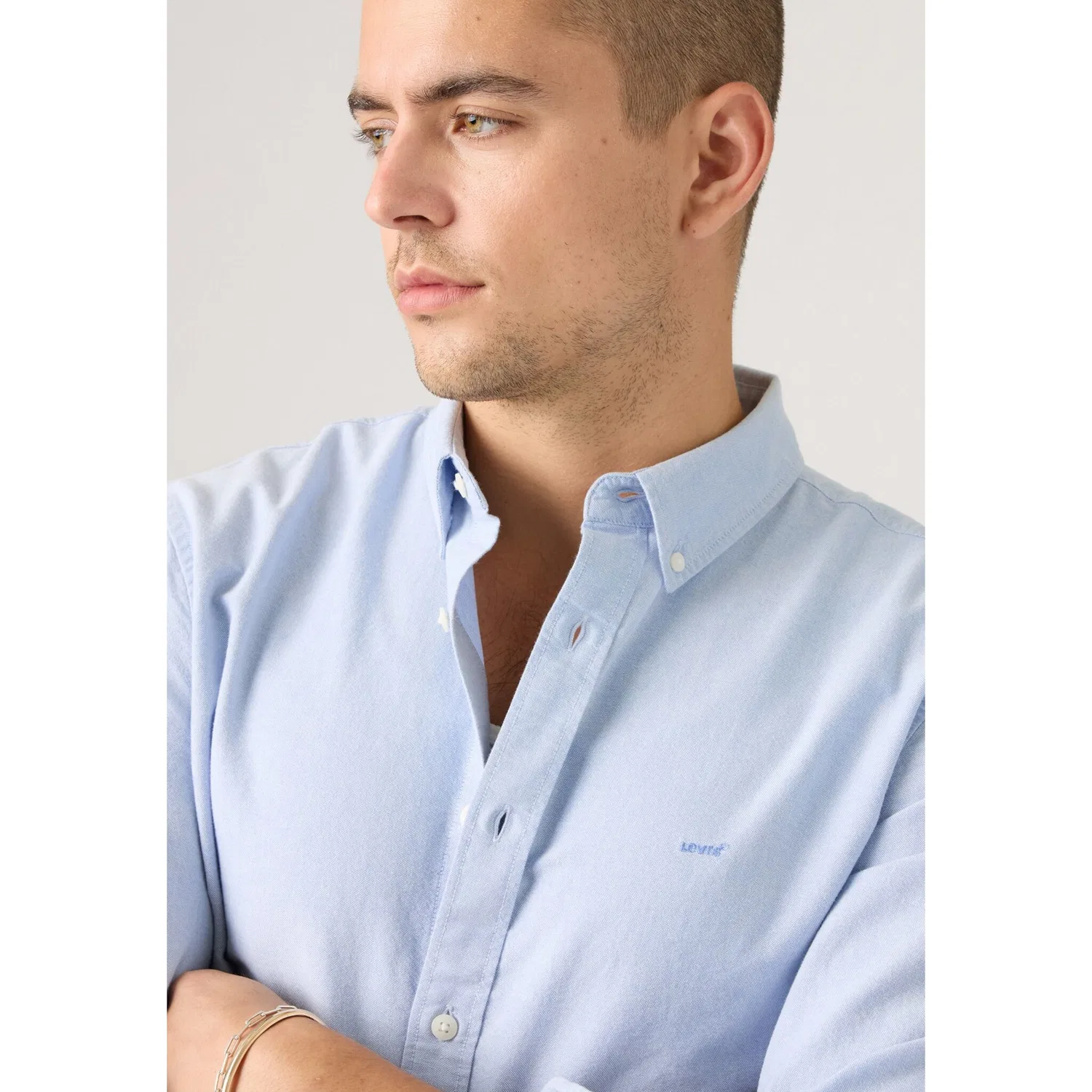 Мужская рубашка с длинным рукавом AUTHENTIC BUTTON DOWN Levi's, Allure — фото 4