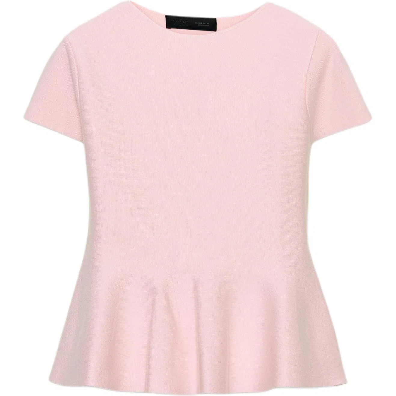 Женский свитер с круглым вырезом Pink ZARA, Розовый