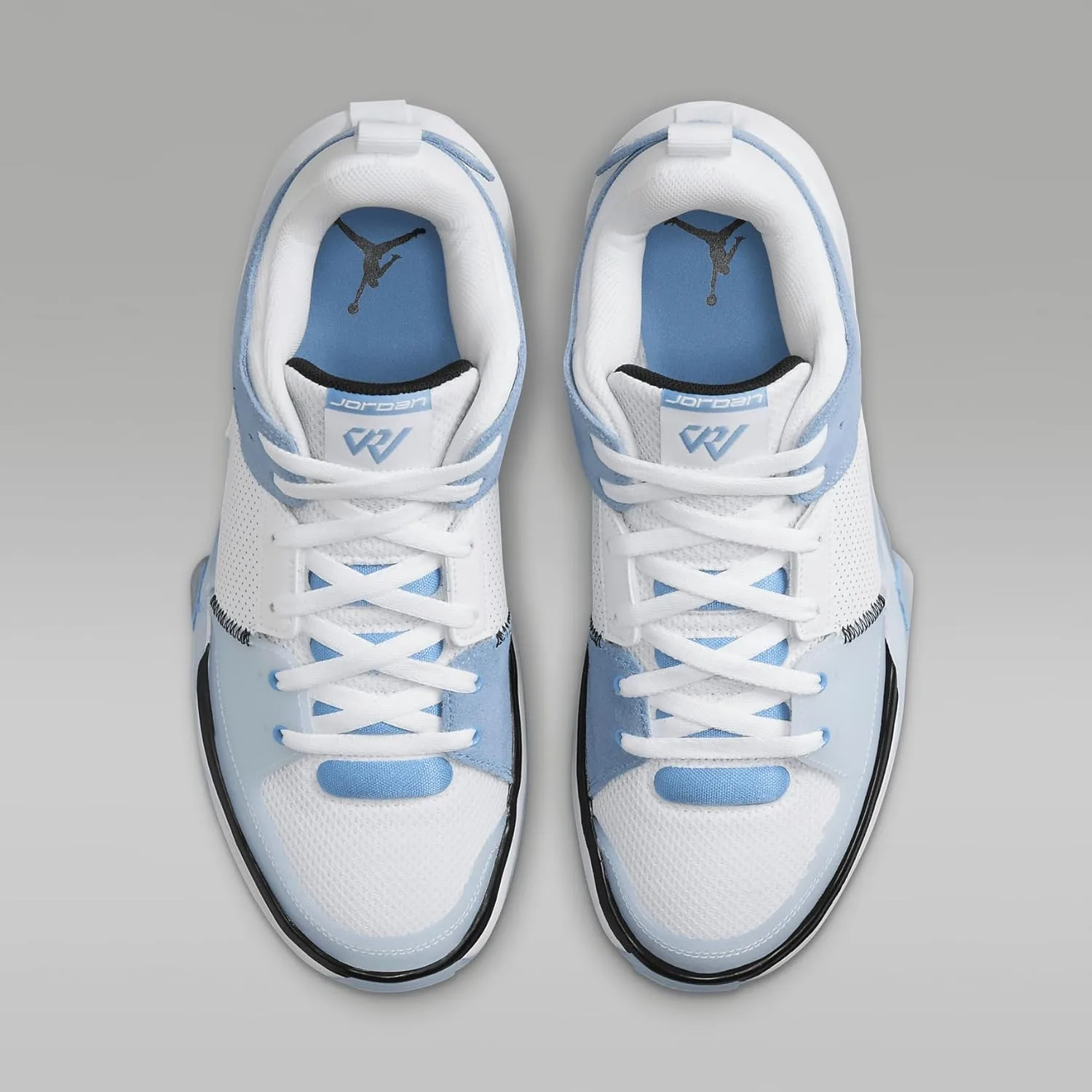 Мужские баскетбольные кроссовки NIKE Jordan One Take 5, белый/черный/синий — фото 4