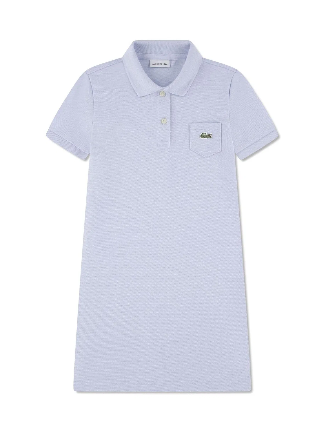 Платье поло из пике Lacoste, синее