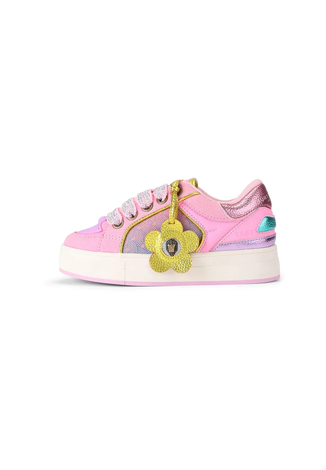 Кроссовки Southbank tag - обувь для скейтбординга Kurt Geiger London, Pink Comb