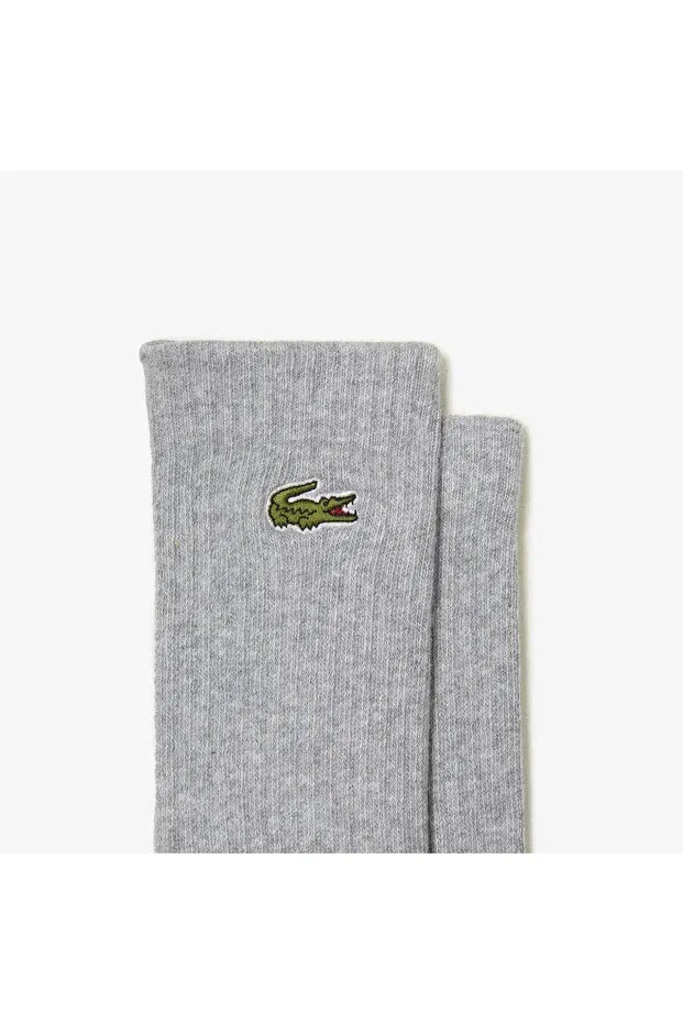 Носки мужские Lacoste 3-пак, с принтом, разноцветные — фото 2