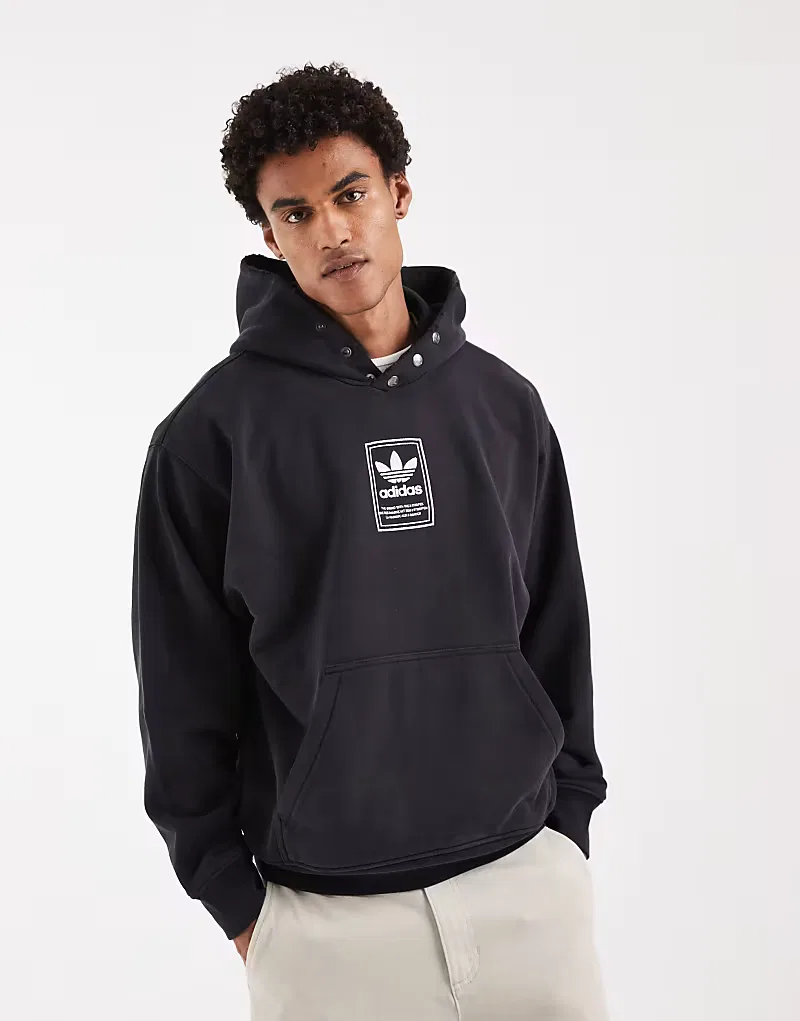 Худи Adidas Originals Elevated gfx, черный
