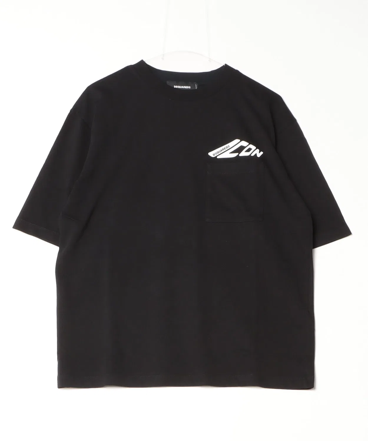 Мужская футболка свободного кроя Icon Loose Fit Tee DSQUARED2, Black