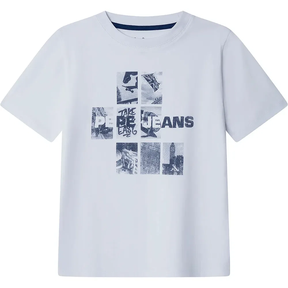 Футболка с коротким рукавом Legend Pepe Jeans, белый