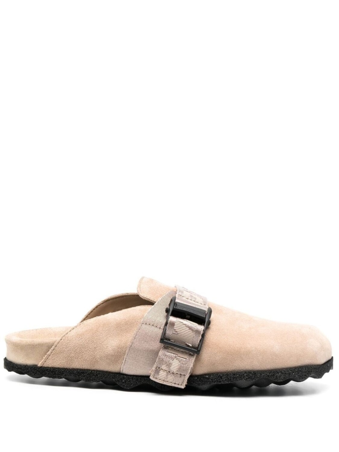 

Мюли с закругленным носком и пряжками Off-White, бежевый