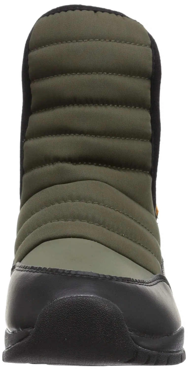 Детские зимние ботинки с принтом PUMA Nieve Boot Wtr Ac Inf Unisex, Green Grape Leaf Saffron — фото 2