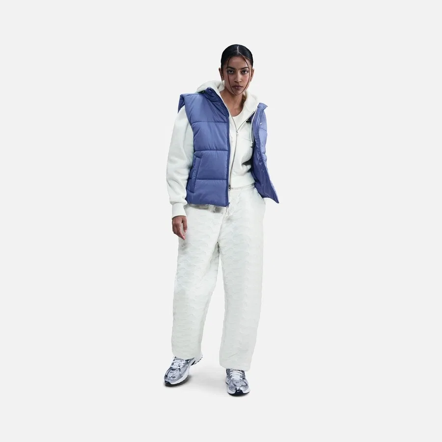 Спортивные штаны Nike Sportswear Phoenix Fleece с высокой посадкой, Oversized, Белый