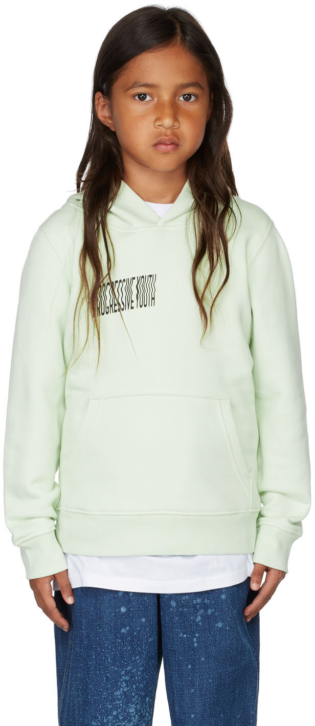 

SSENSE Exclusive Kids Green Mini Proto Hoodie STRATEAS CARLUCCI