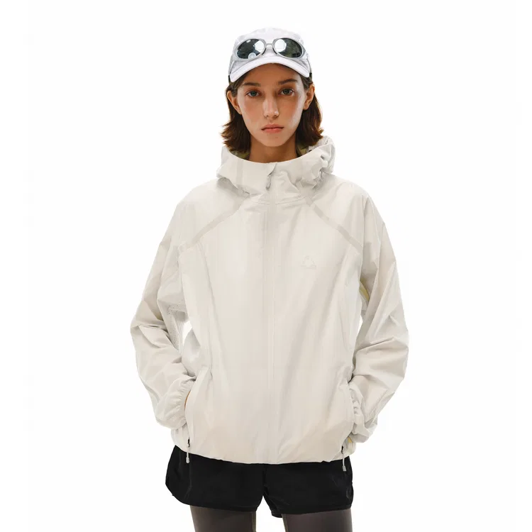 Детская куртка с капюшоном FPA, White Gray