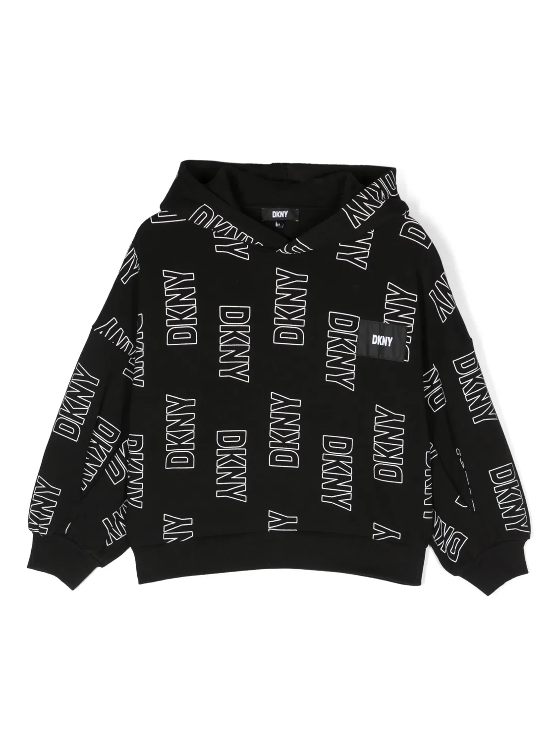 DKNY Худи с логотипом - черный