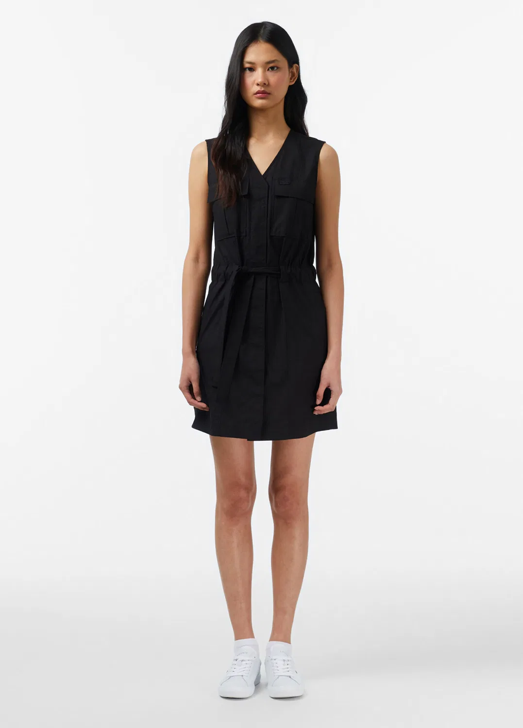 Платье Lacoste Classic Fit, черный — фото 4
