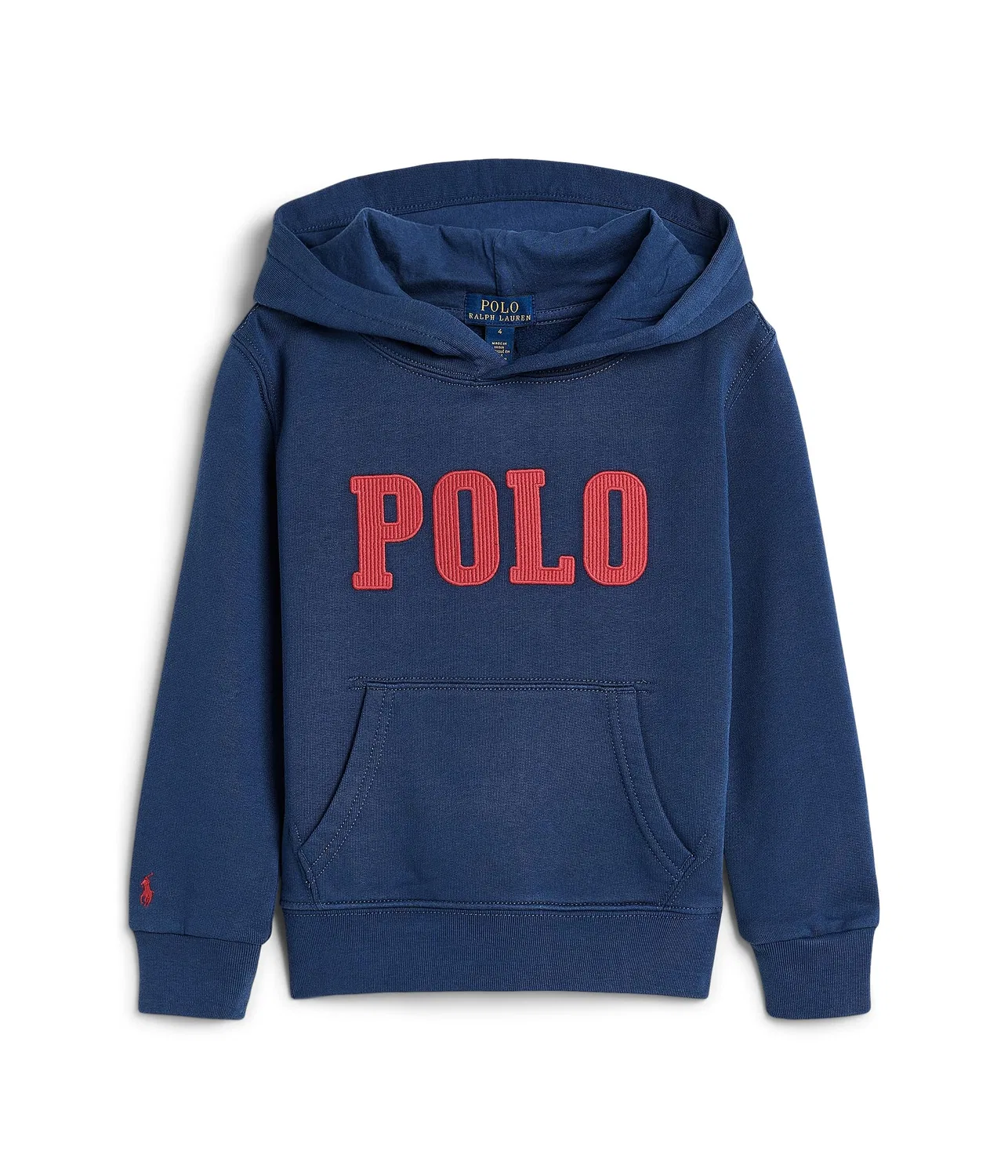 Толстовка с логотипом из флиса (для малышей/детей младшего возраста) Polo Ralph Lauren Kids, Rustic Navy