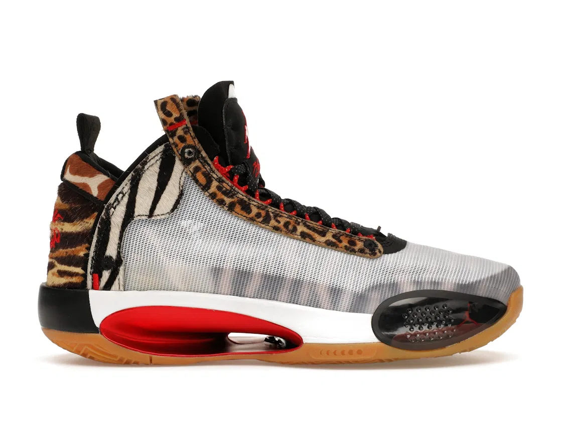 Детские кроссовки для мальчиков баскетбольные Jordan XXXIV Jordan, Multi-Color/Black/University Red