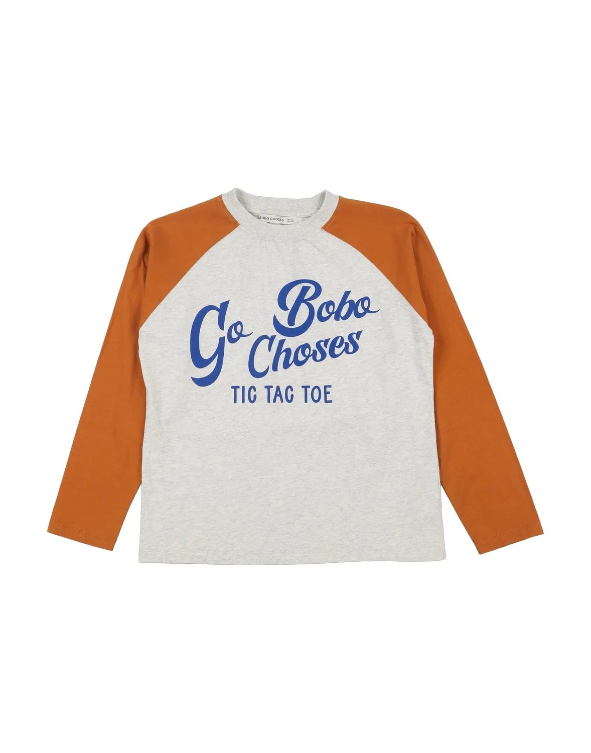Детская футболка с длинным рукавом Bobo Choses, светло-серый