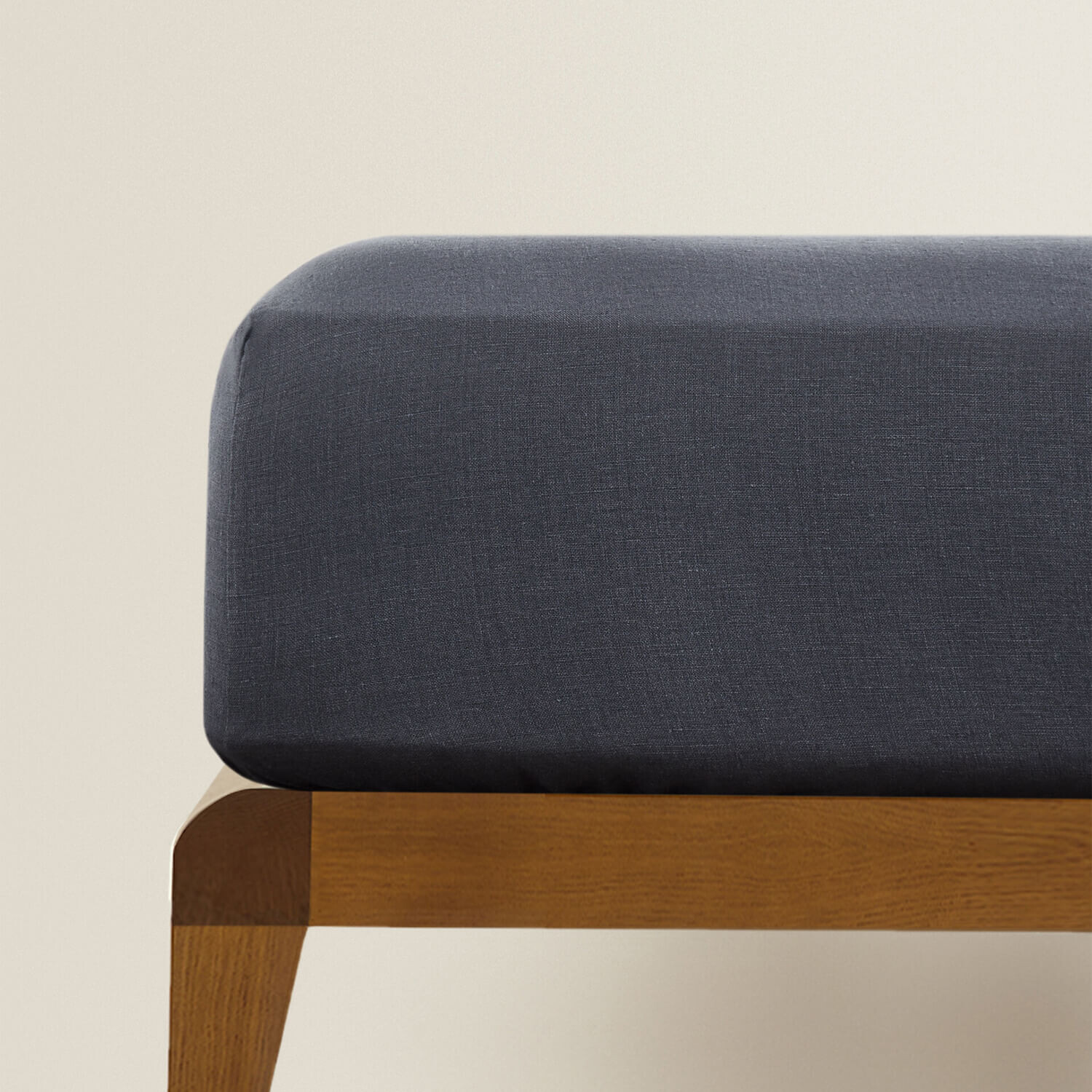 

Простыня на резинке Zara Home Linen 310 г/м², темно-синий