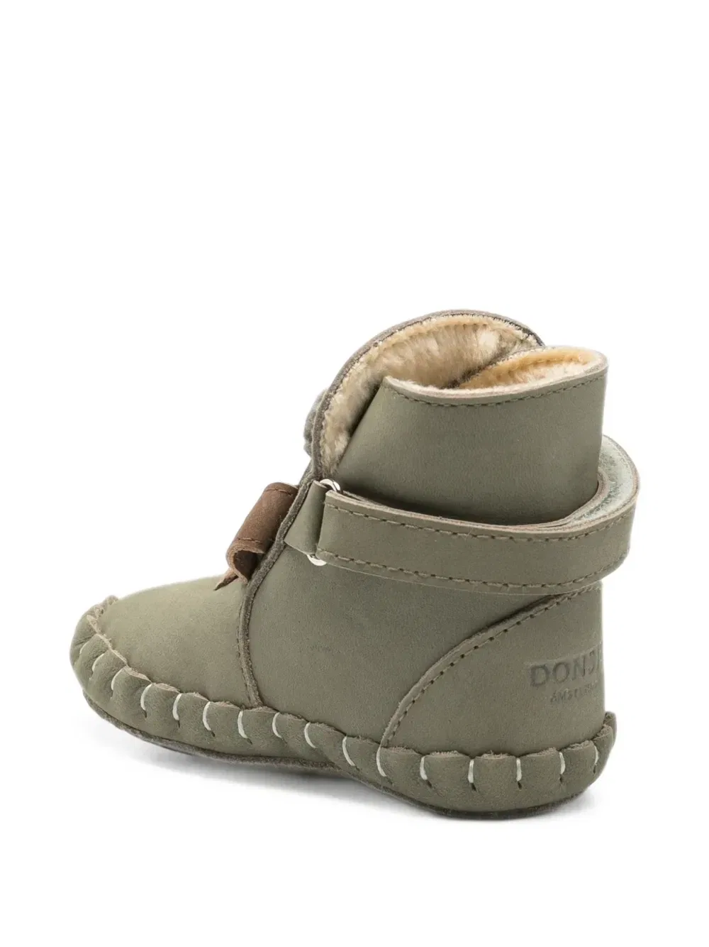 Ботинки с нашивками в виде животных на липучке Donsje, зеленый — фото 2