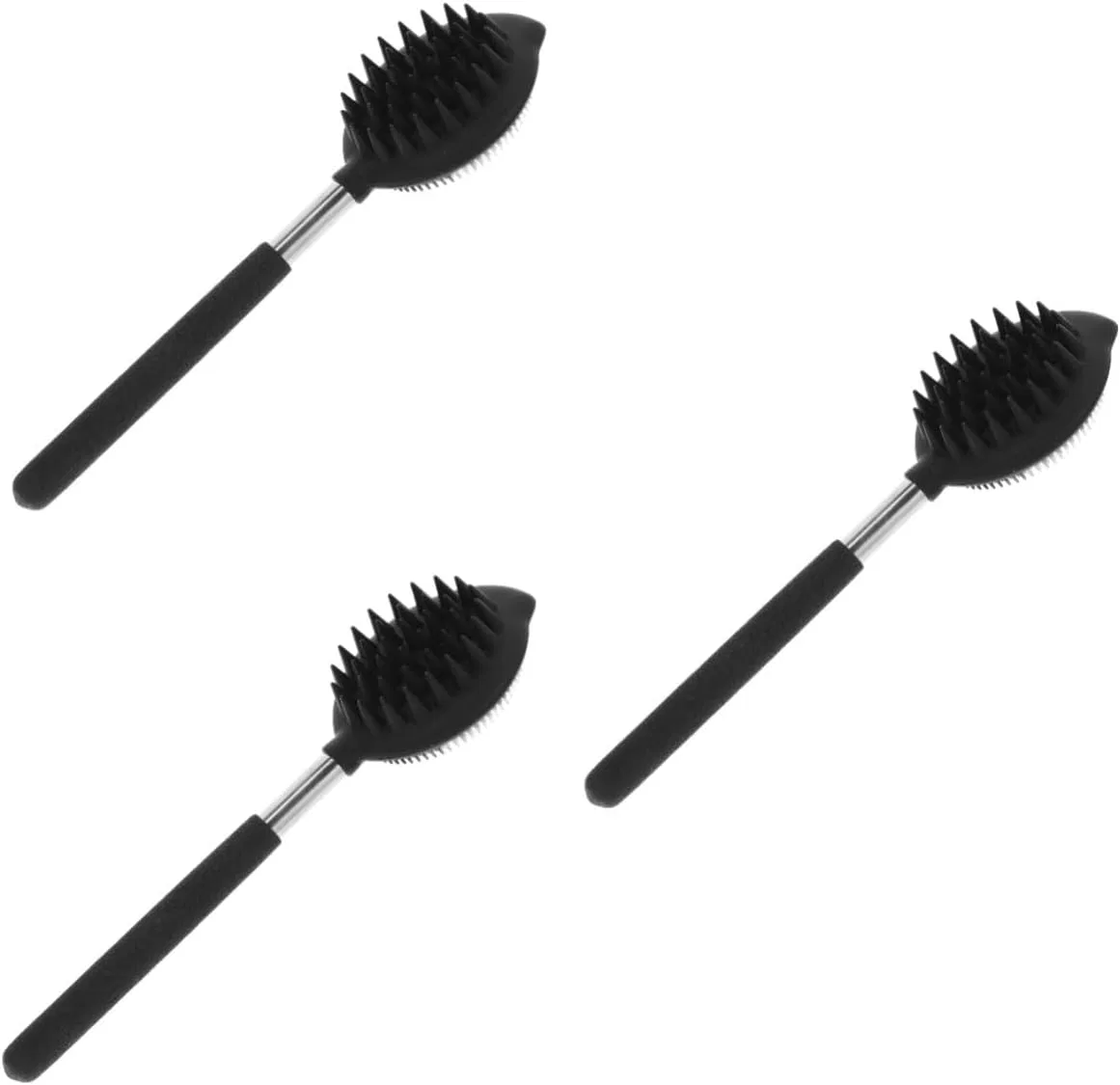 Силиконовая щетка для душа IWOWHERO, 1 шт, 258 г, Black