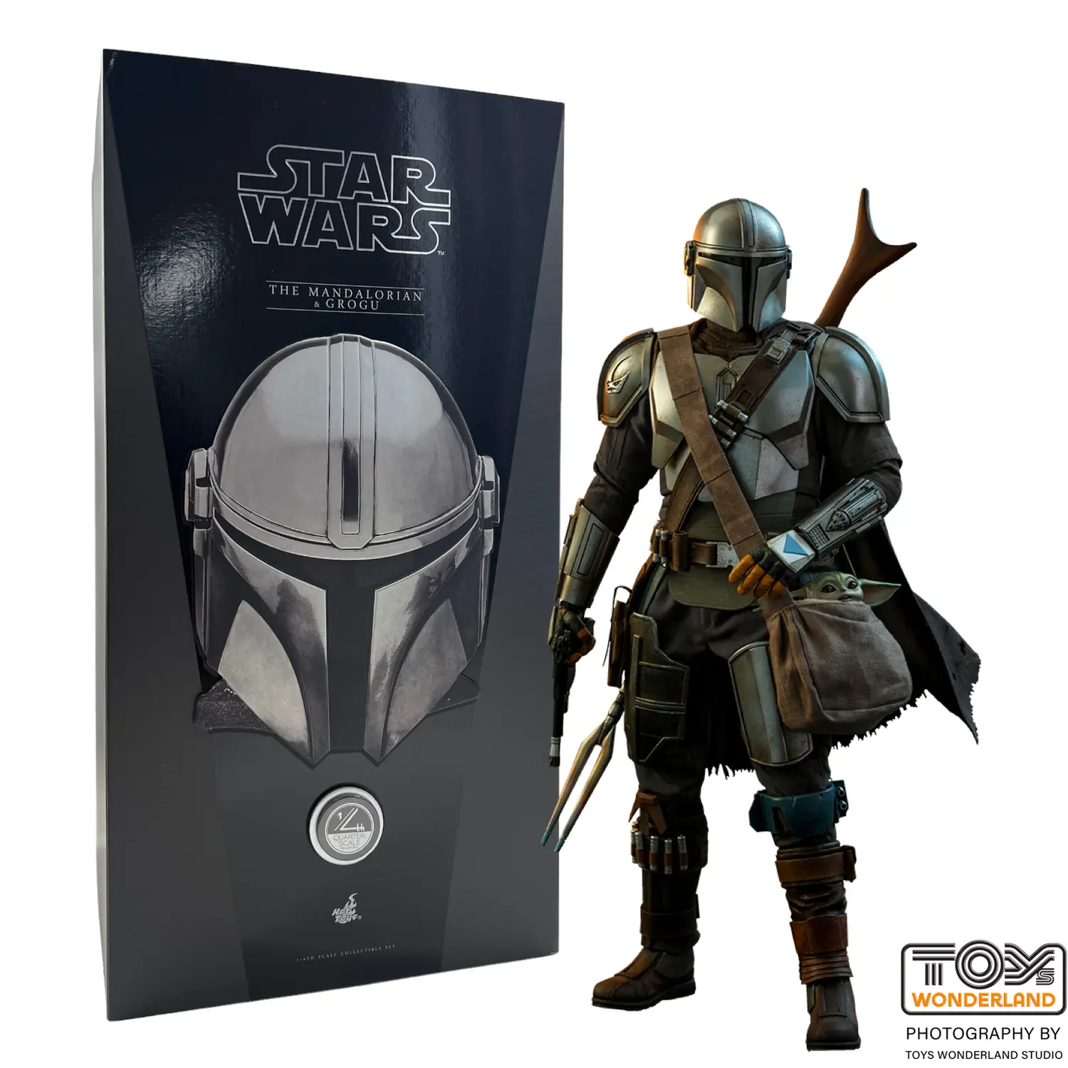 

Фигурка Hot Toys Star Wars The Mandalorian – 1/4th scale The Mandalorian & The Child Collectible Set (Standard Version),