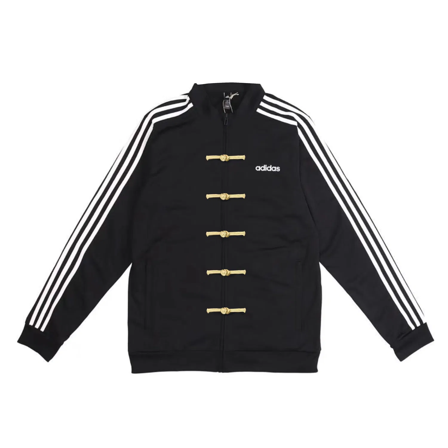 Мужская куртка с воротником-стойкой Adidas DQ3070, Black