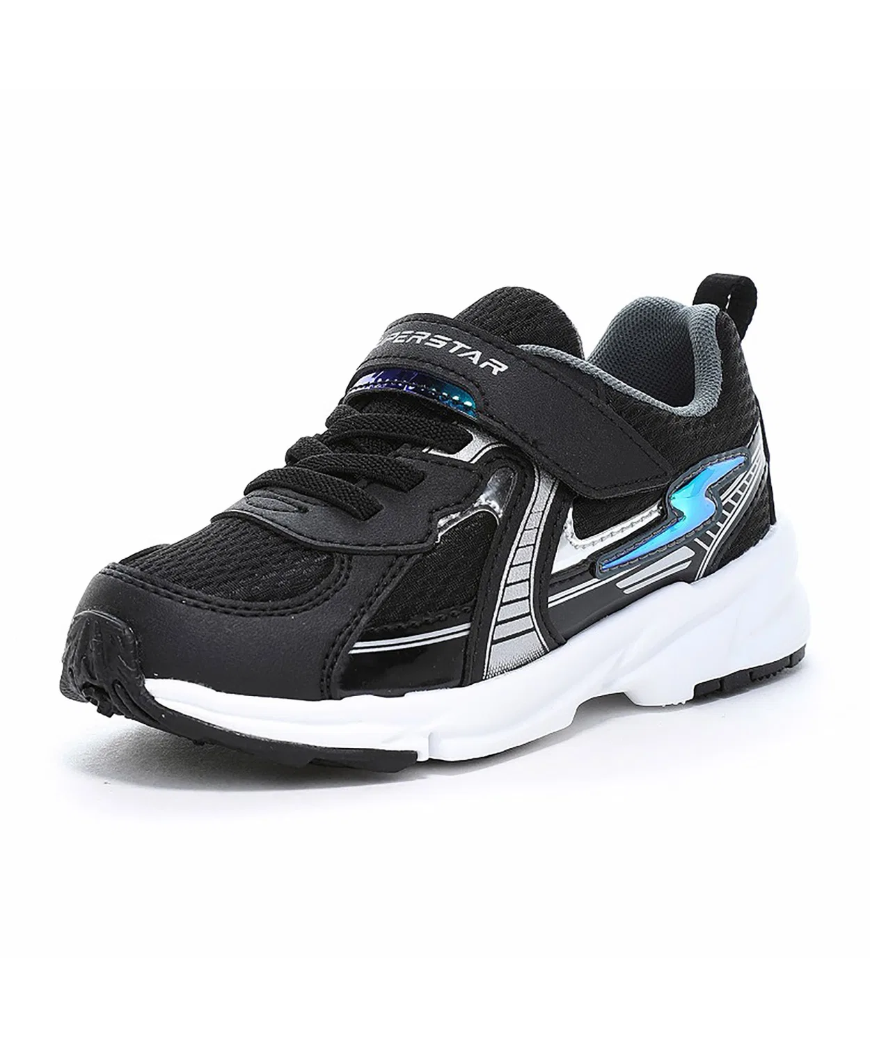 Детские кроссовки с широкой колодкой 3E MoonStar SS K1268 Fast WD, Black — фото 4