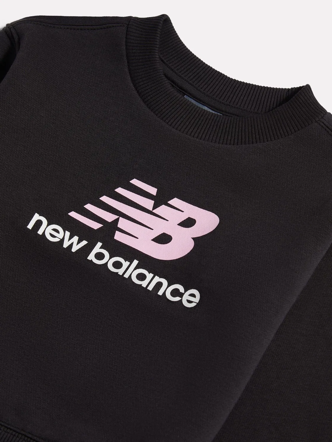 Свитшот с логотипом BB Stacked New Balance, черный — фото 3
