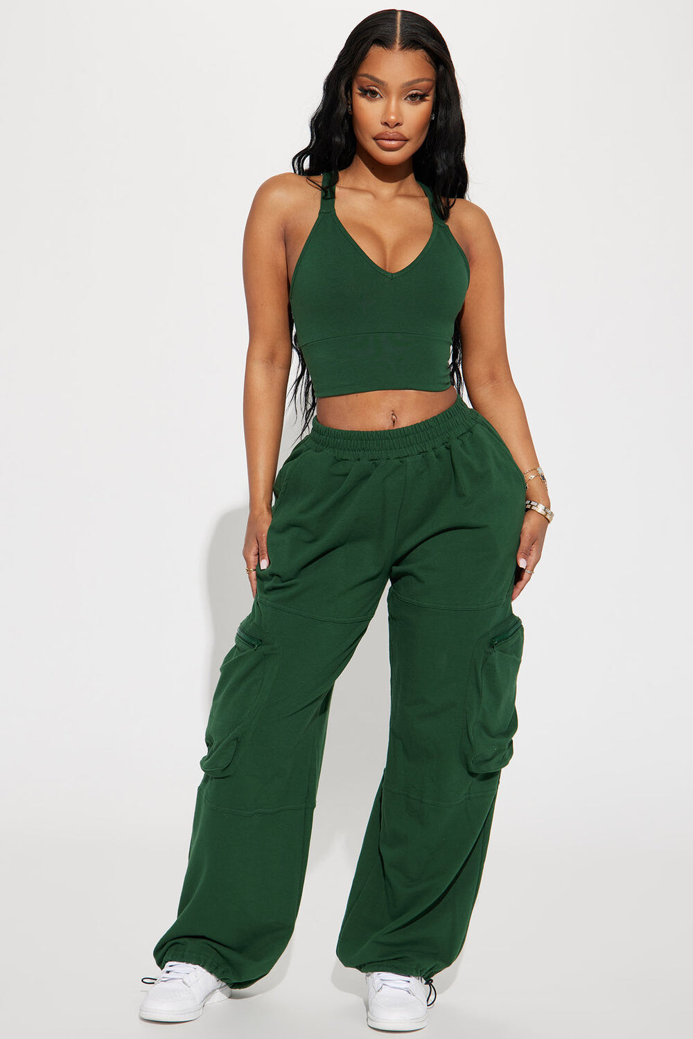 

Джоггеры Fashion Nova SM200SET, зеленый