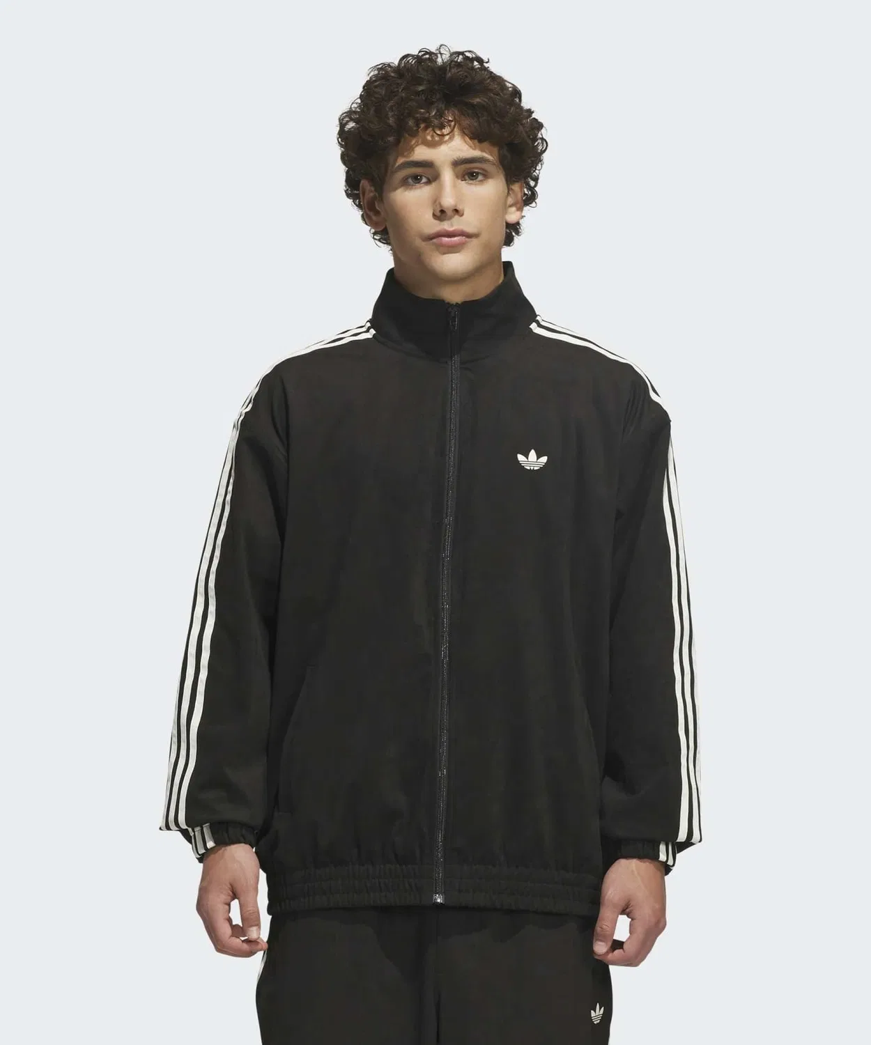 Мужская куртка-джерси с молнией Vintage Superfire Adidas Originals, Black