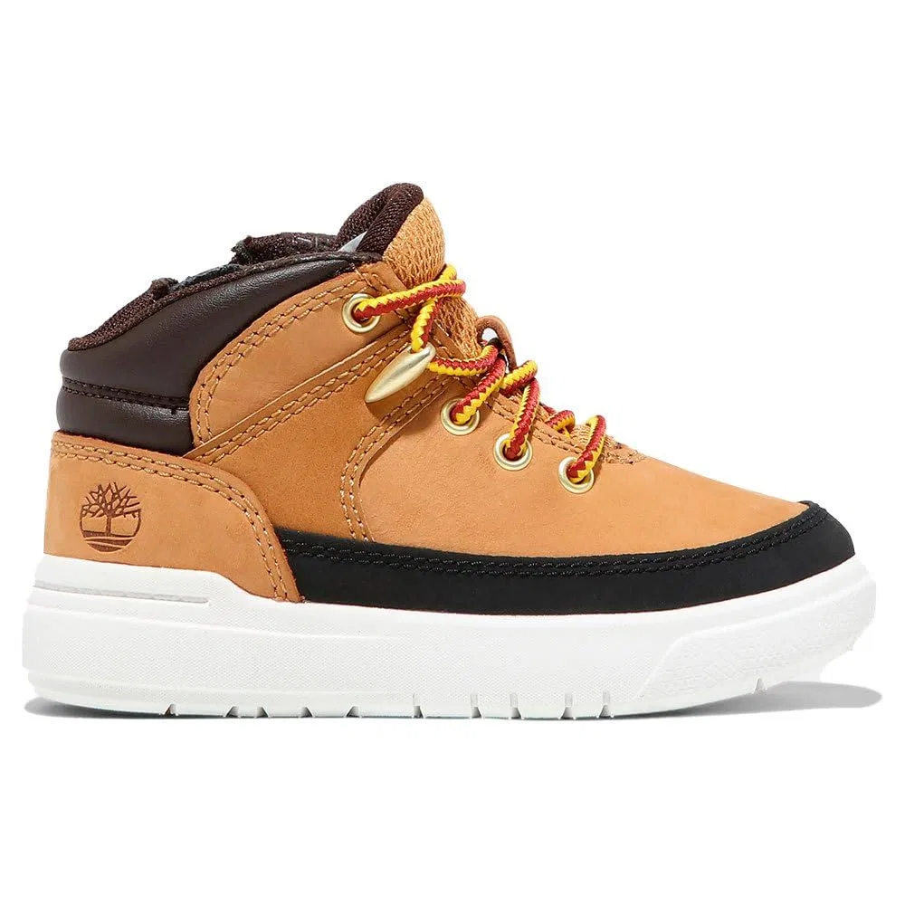 Детские походные ботинки для мальчиков с высоким голенищем Timberland, Wheat Nubuck — фото 4