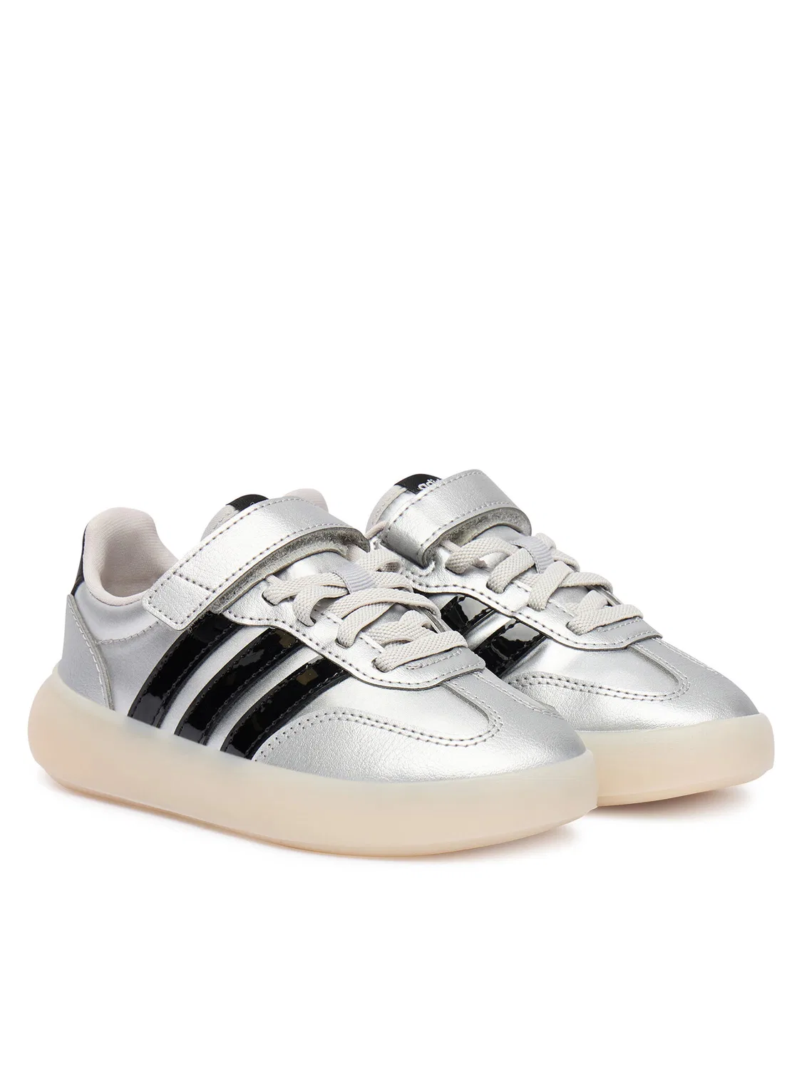 Кроссовки для девочки Barreda Decode Adidas, серебристый — фото 2