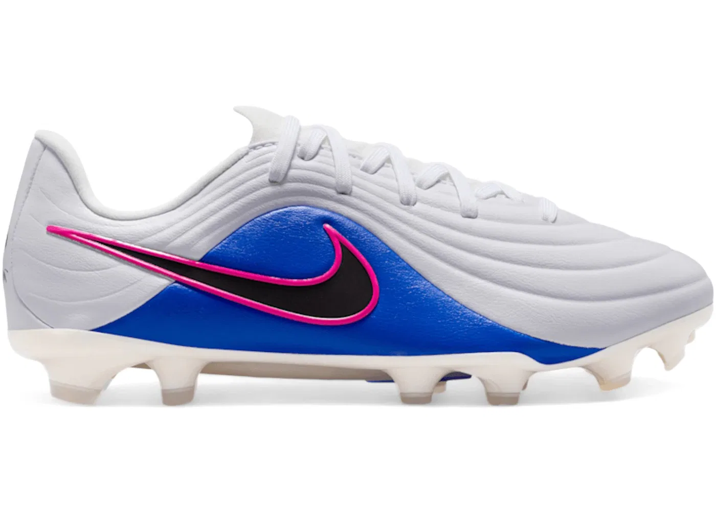 Детские бутсы Nike Tiempo Maestro Academy FG/MG Attack Pack (GS), White/Racer Blue/Pink Blast/Black