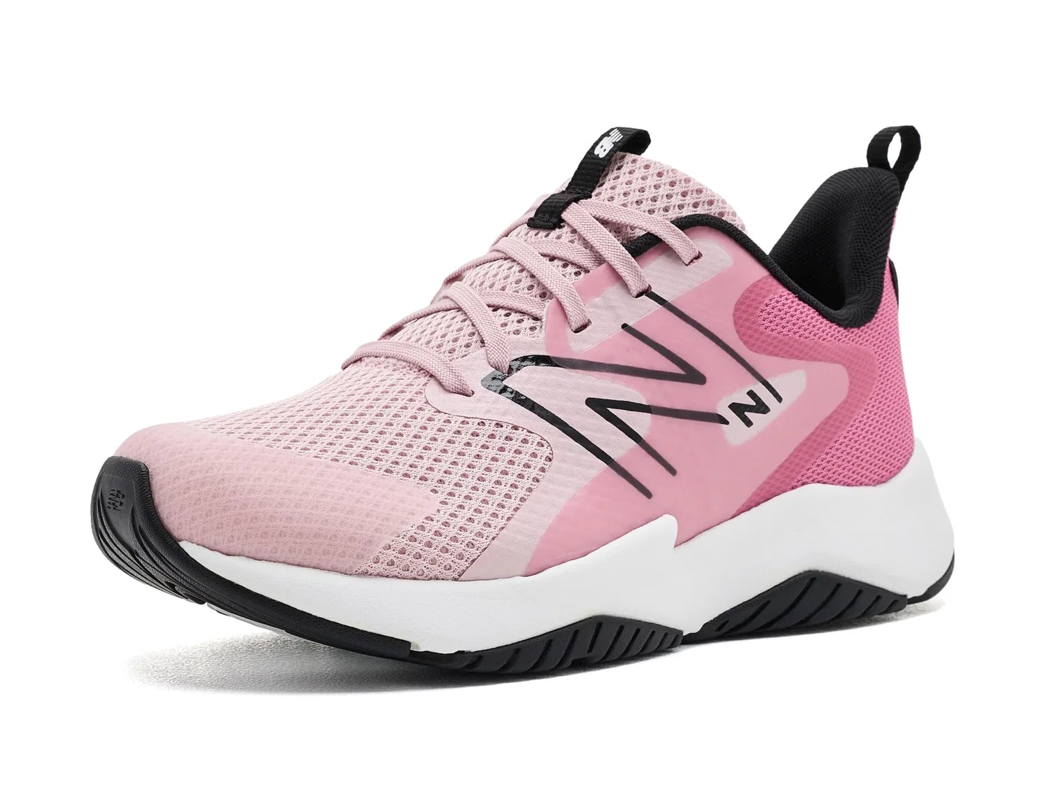 Кроссовки Rave Run Lace (для больших детей) New Balance Kids, Pink Chalk/Signal Pink — фото 2