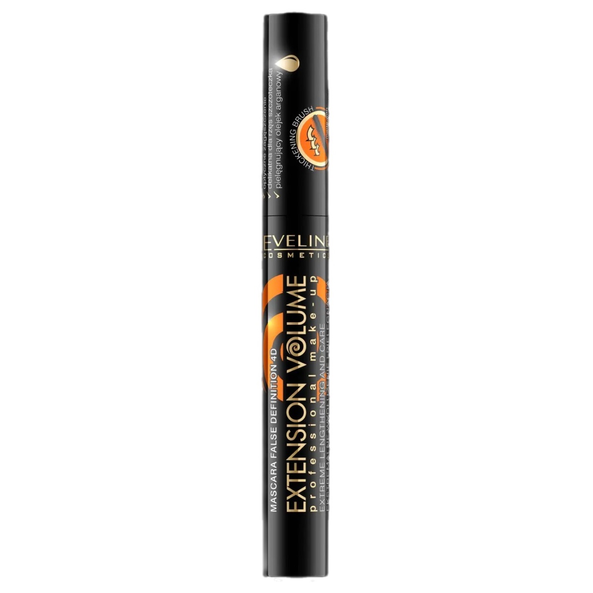 Тушь для ресниц Eveline Cosmetics Extension Volume Lengthening Thickening, черный — фото 2