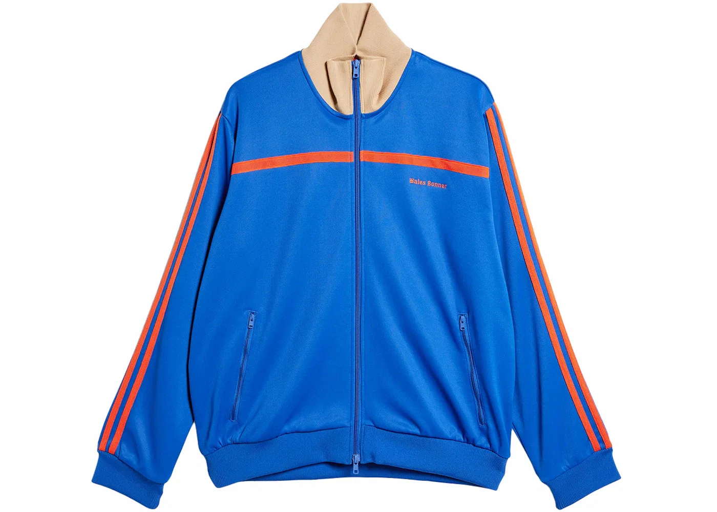 Мужская футболка с длинным рукавом Adidas Wales Bonner Jersey Track Top, Royal Blue