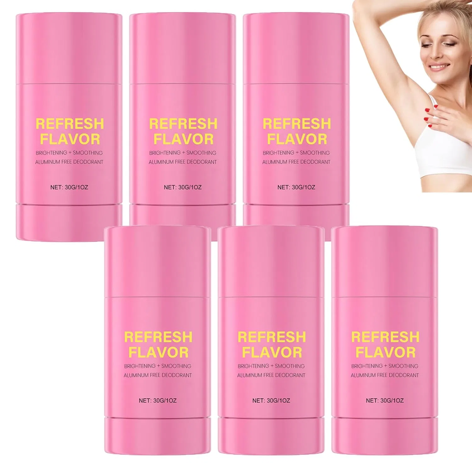 Дезодорант-стик алюминий-фри Fruity, Homomdy, 6 шт, 30 г