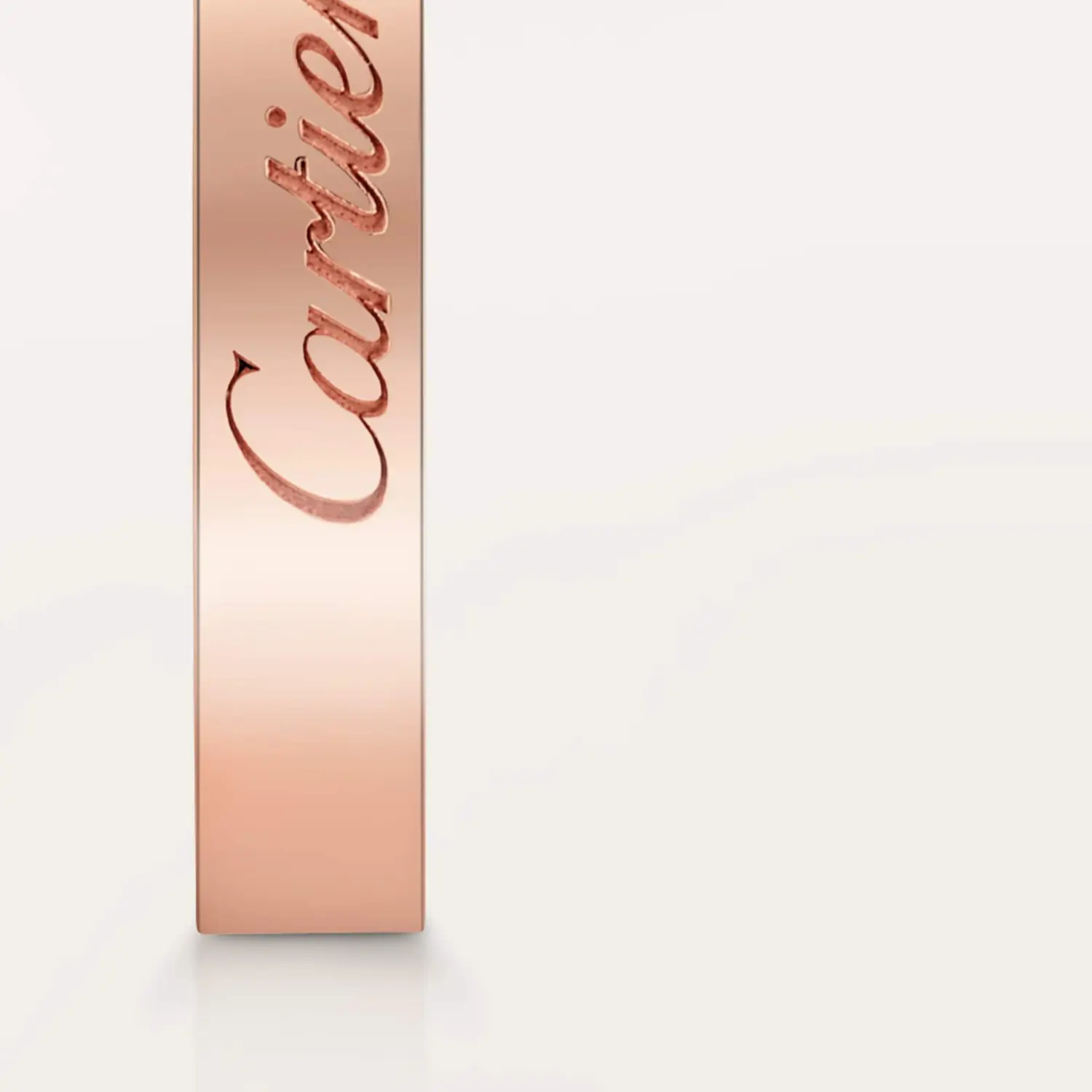 Обручальное кольцо Cartier C de Cartier из розового золота, 3 мм — фото 4