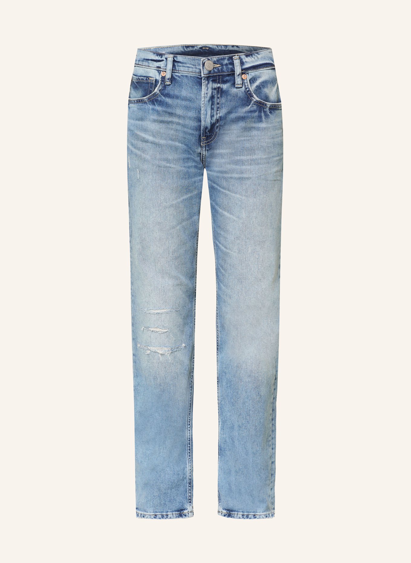 

Рваные джинсы Кейт True Religion, голубой