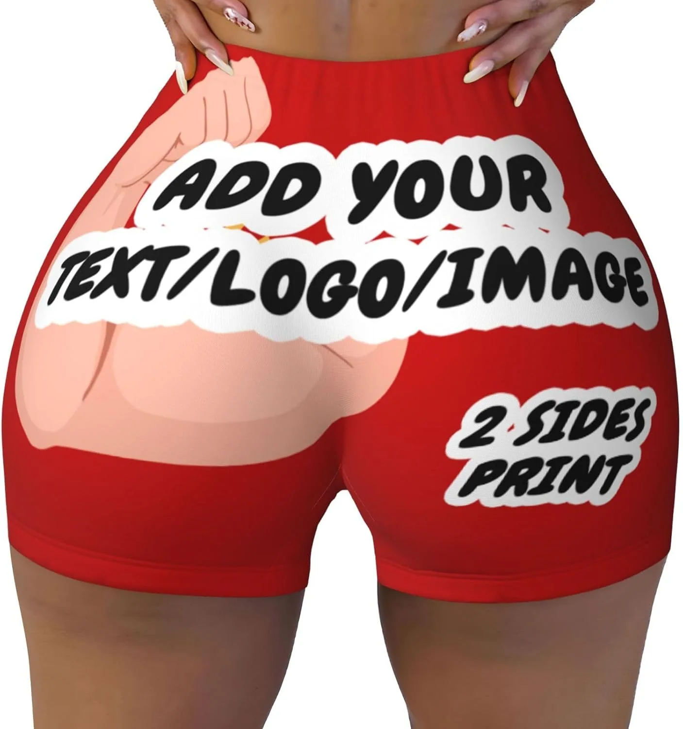 

Женские шорты Custom с двусторонним принтом