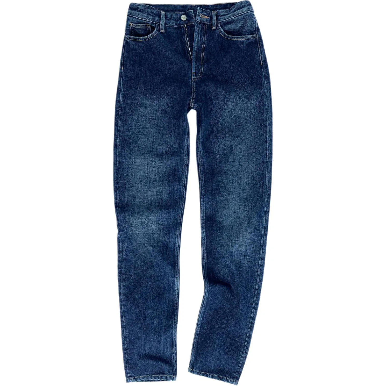 Женские джинсы умеренно-облегающего кроя Sea Blue ZARA, Sea Blue