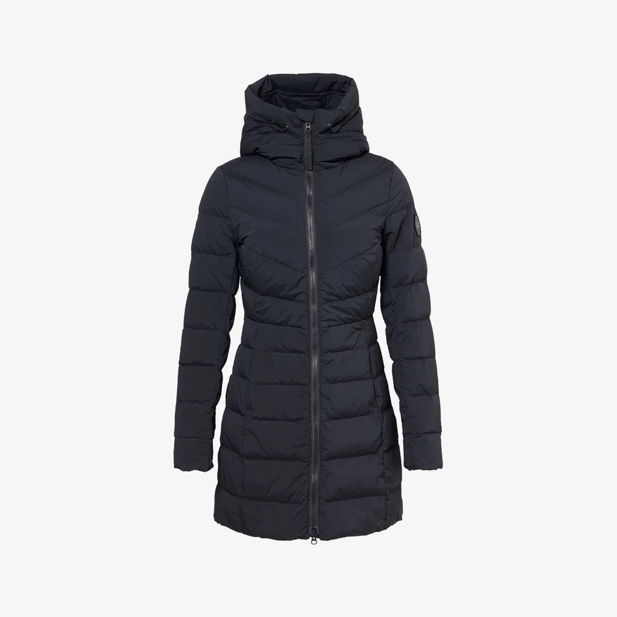 Пуховое пальто Clair из нейлона Canada Goose, черный