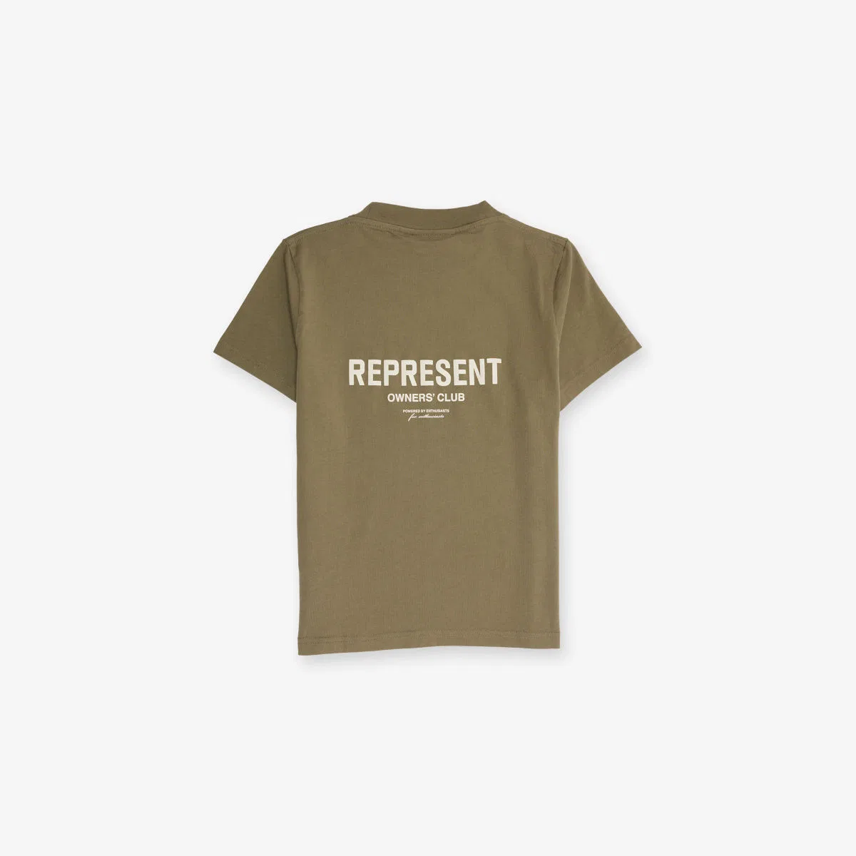 Футболка из хлопкового трикотажа с логотипом клуба владельцев (1-6 лет) Represent, оливковый — фото 3