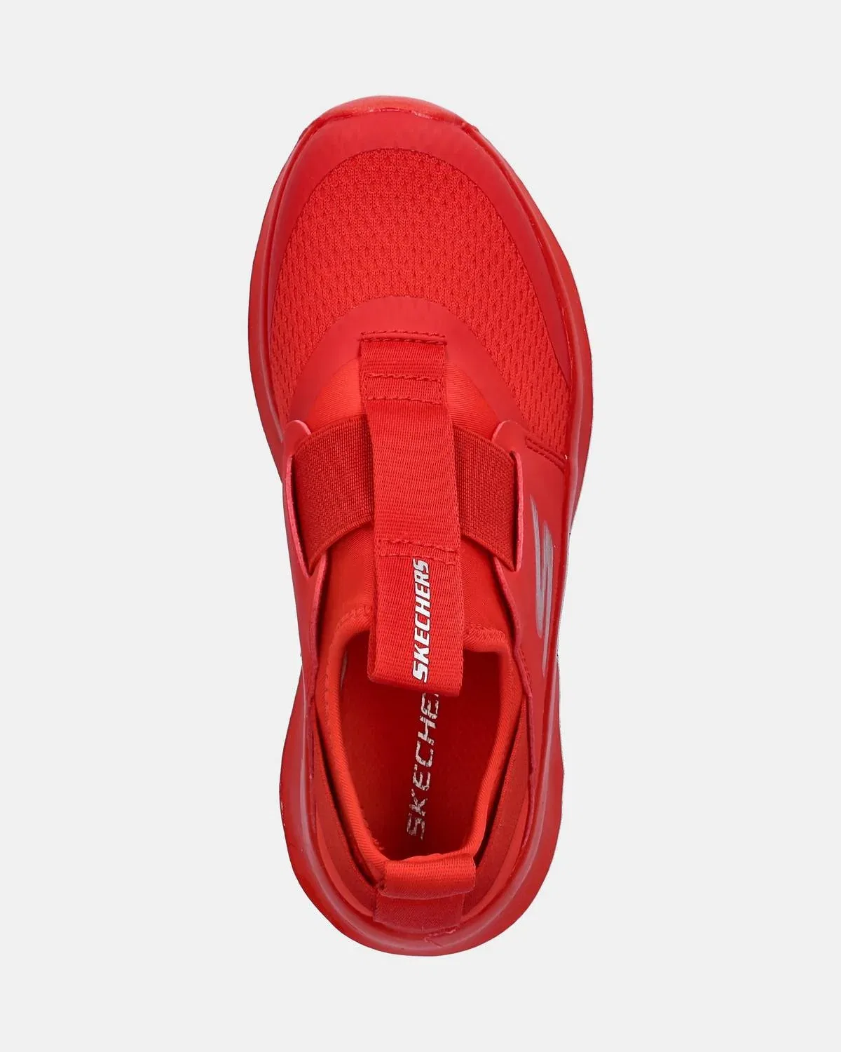 Детские кроссовки для мальчиков с круглым носом Fast Ice Skechers, красный — фото 4