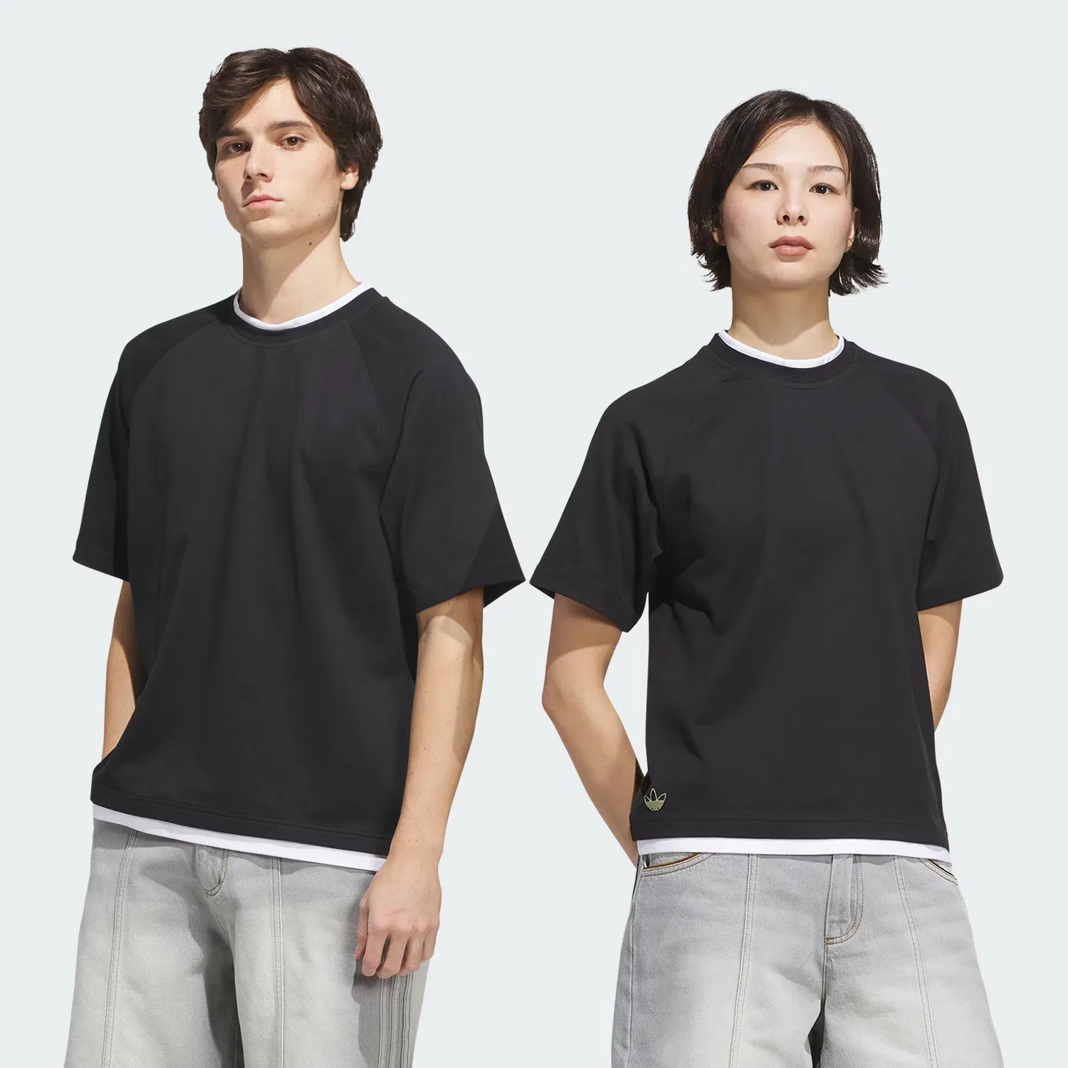 Футболка свободного кроя Skateboarding x Tyshawn Premium Tee Adidas Originals, черно-белый