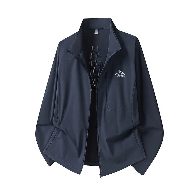 Детская одежда для защиты от солнца с воротником-стойкой Jeep, Dark Blue