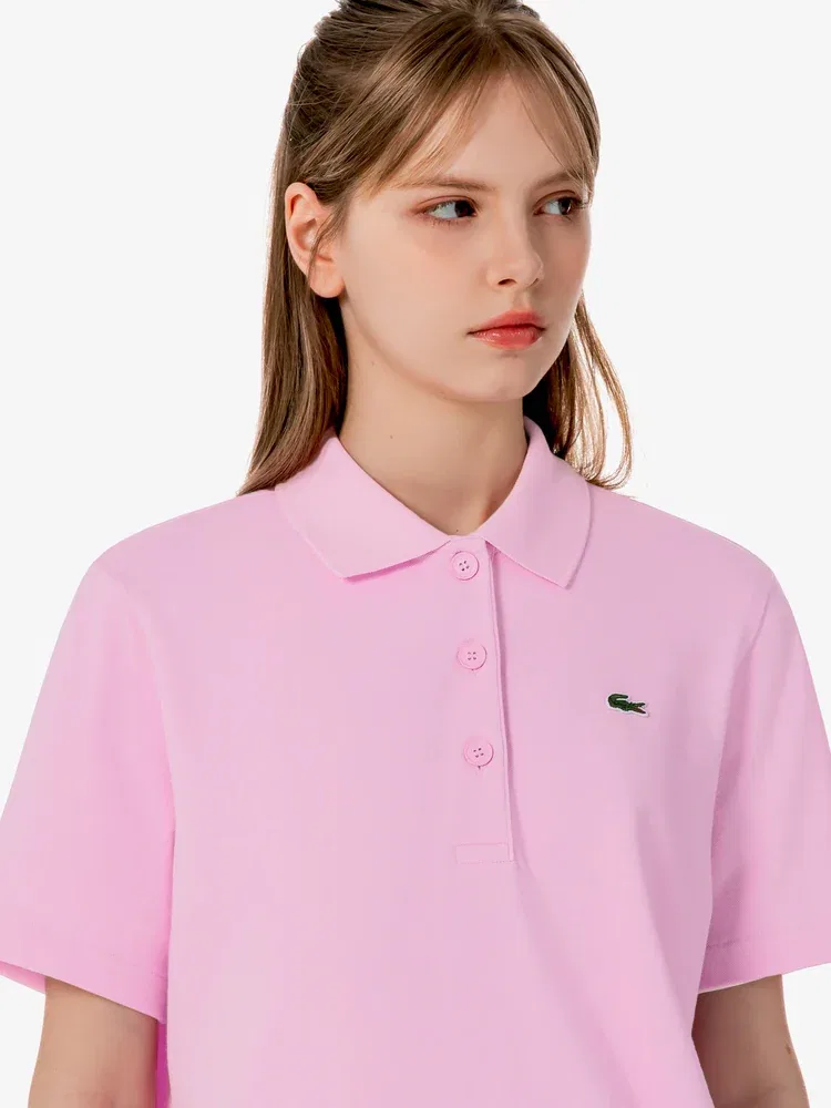 Футболка Polo LACOSTE Tide Ribbon, Розовая — фото 3