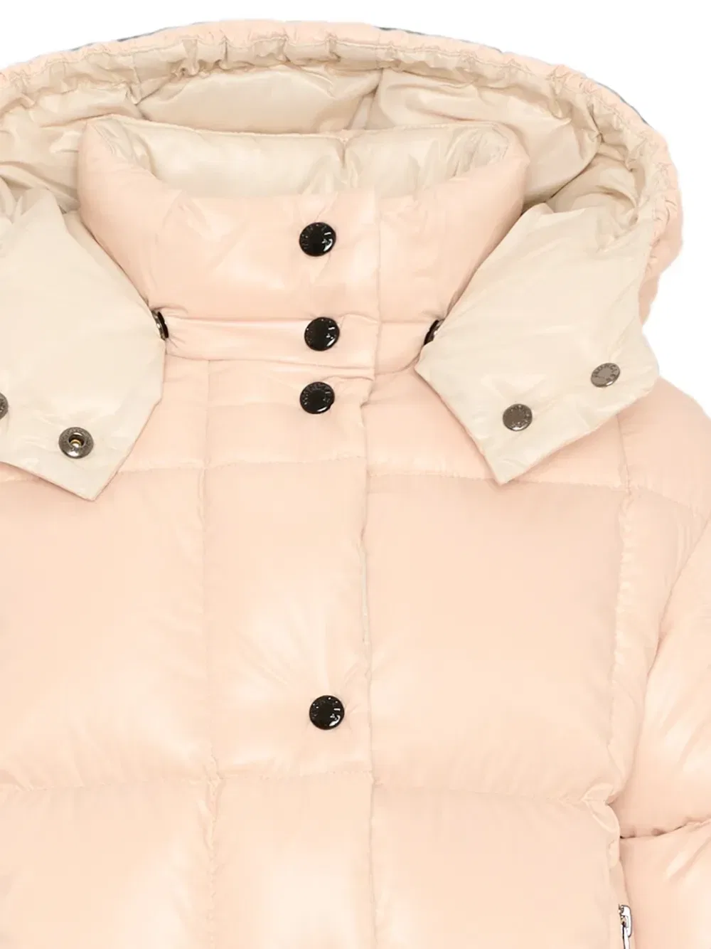 Куртка Parana стеганая с капюшоном Moncler Enfant, розовый — фото 4